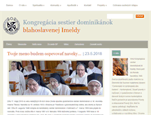 Tablet Screenshot of dominikanky.sk